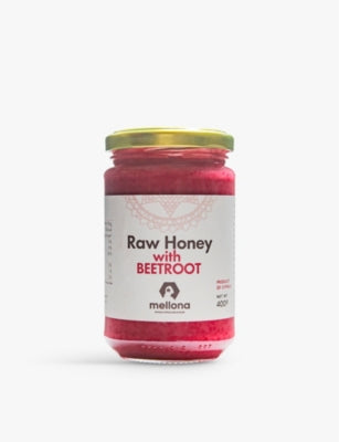 Mellona raw honey with beetroot powder 400g, (British brand)
