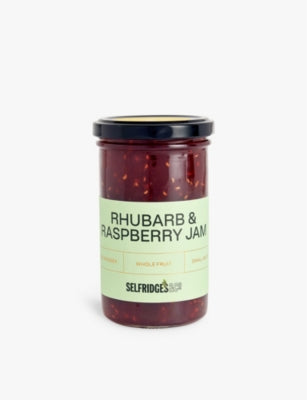 Selfridges Selection rhubarb raspberry jam 320g (British brand)