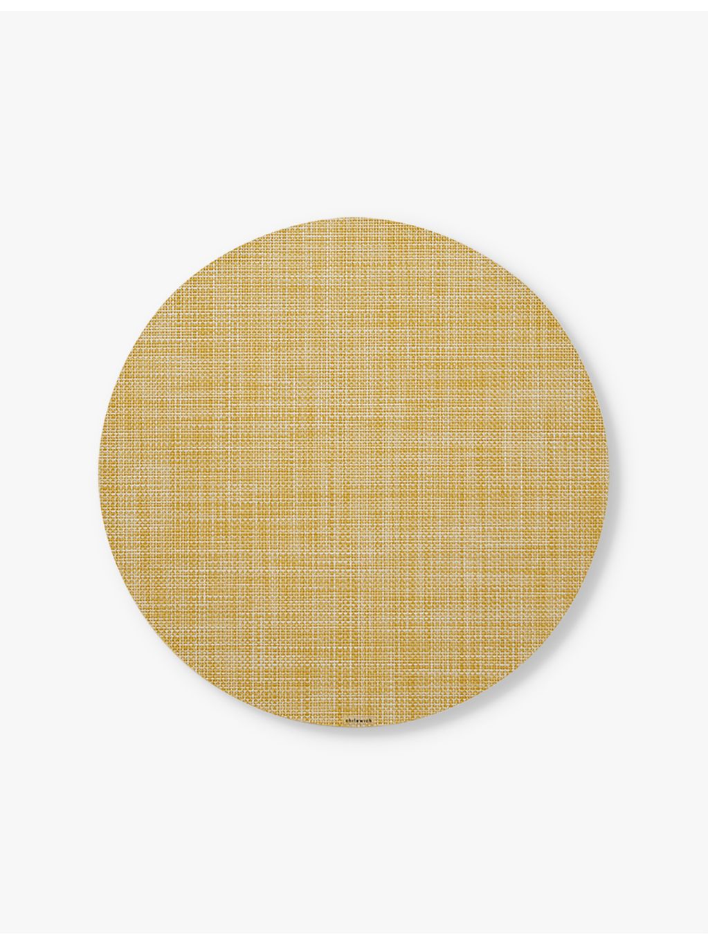 Chilewich woven round placemat 38cm (British brand)