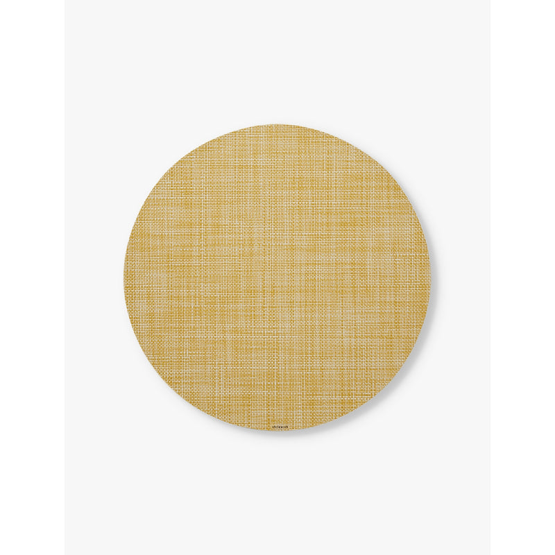Chilewich woven round placemat 38cm (British brand)
