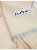 Acne Studios knitted scarf with fringed edges - British product