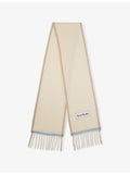 Acne Studios knitted scarf with fringed edges - British product