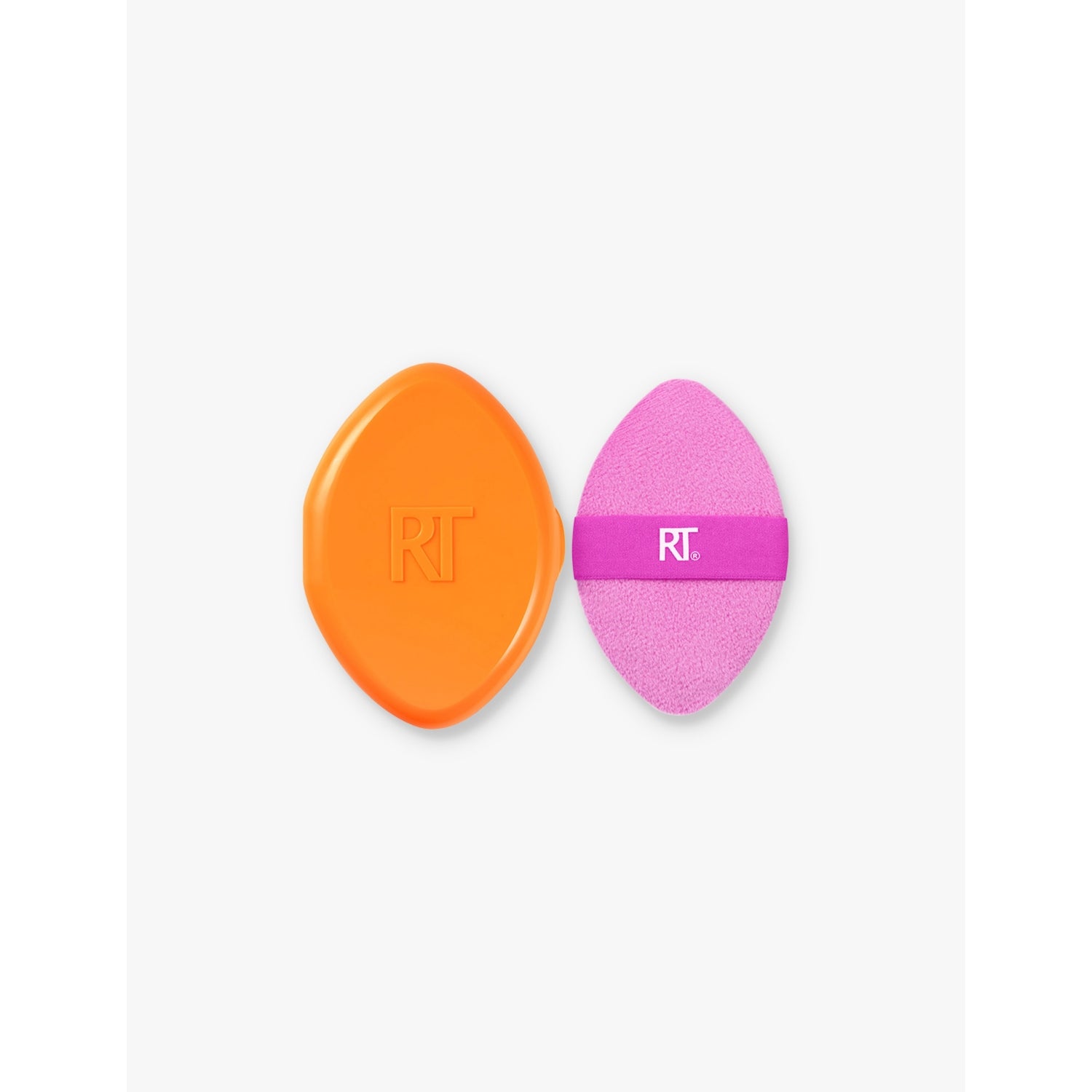 Real Techniques 2-in-1 powder puff with travel case - British product