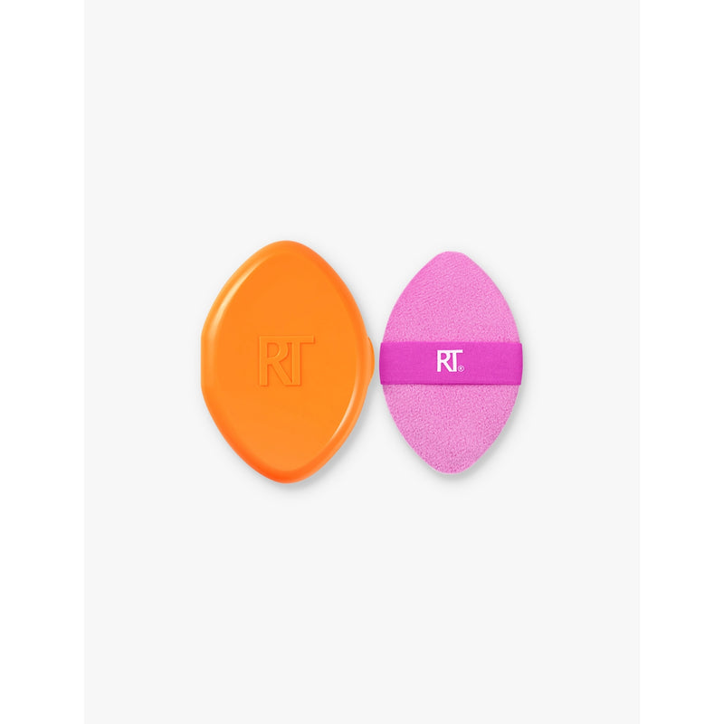 Real Techniques 2-in-1 powder puff with travel case - British product