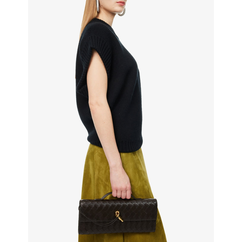 Bottega Veneta Intrecciato leather clutch bag 31cm - British product