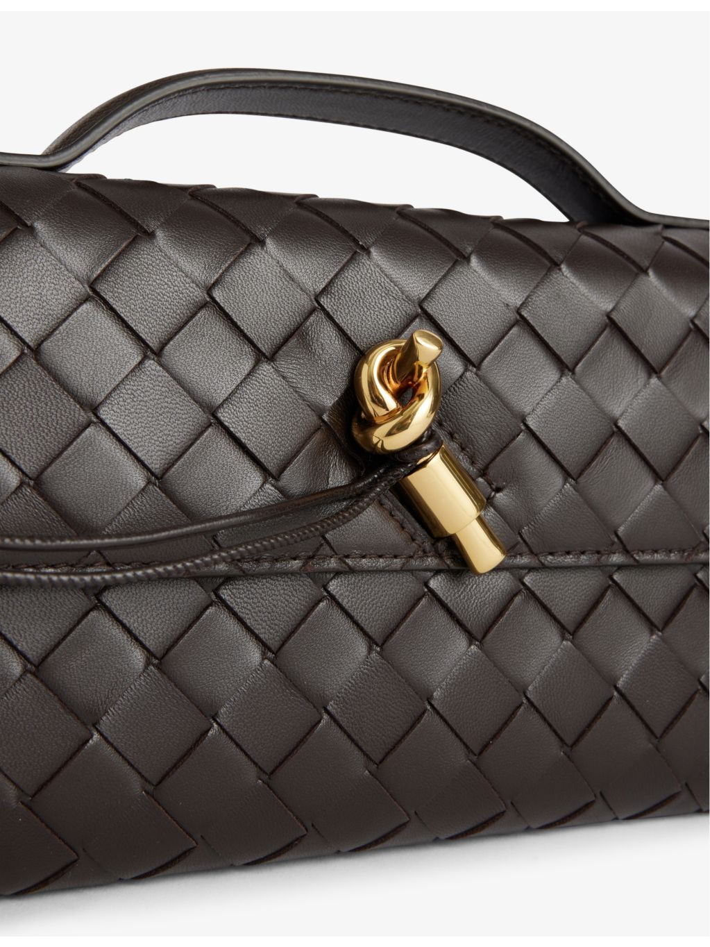 Bottega Veneta Intrecciato leather clutch bag 31cm - British product