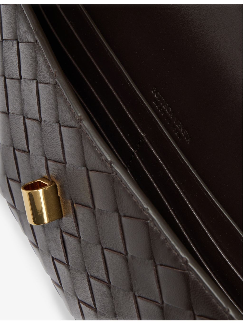 Bottega Veneta Intrecciato leather clutch bag 31cm - British product