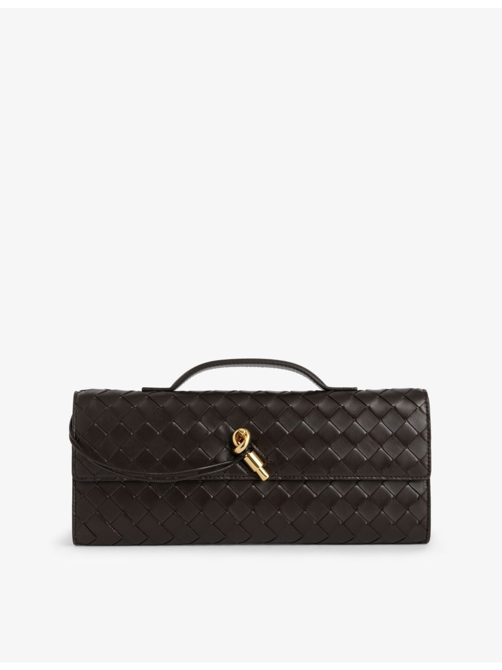 Bottega Veneta Intrecciato leather clutch bag 31cm - British product