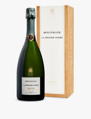 Bollinger champagne La Grande Année Brut 2015 750ml, imported from the UK