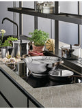 Alessi 4-piece stainless steel cookware set, UK version