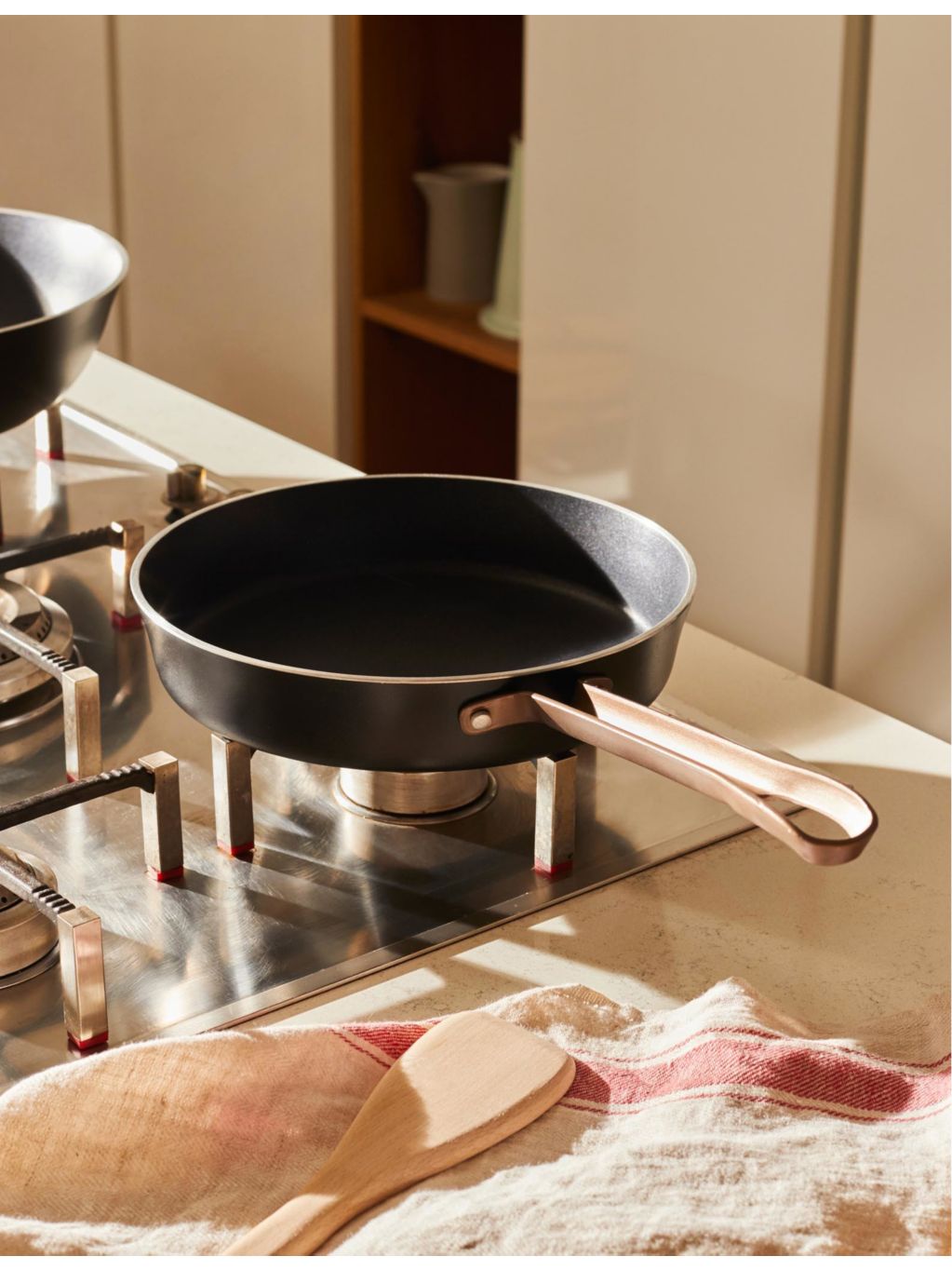 Alessi stainless steel frying pan 28cm, imported from the UK