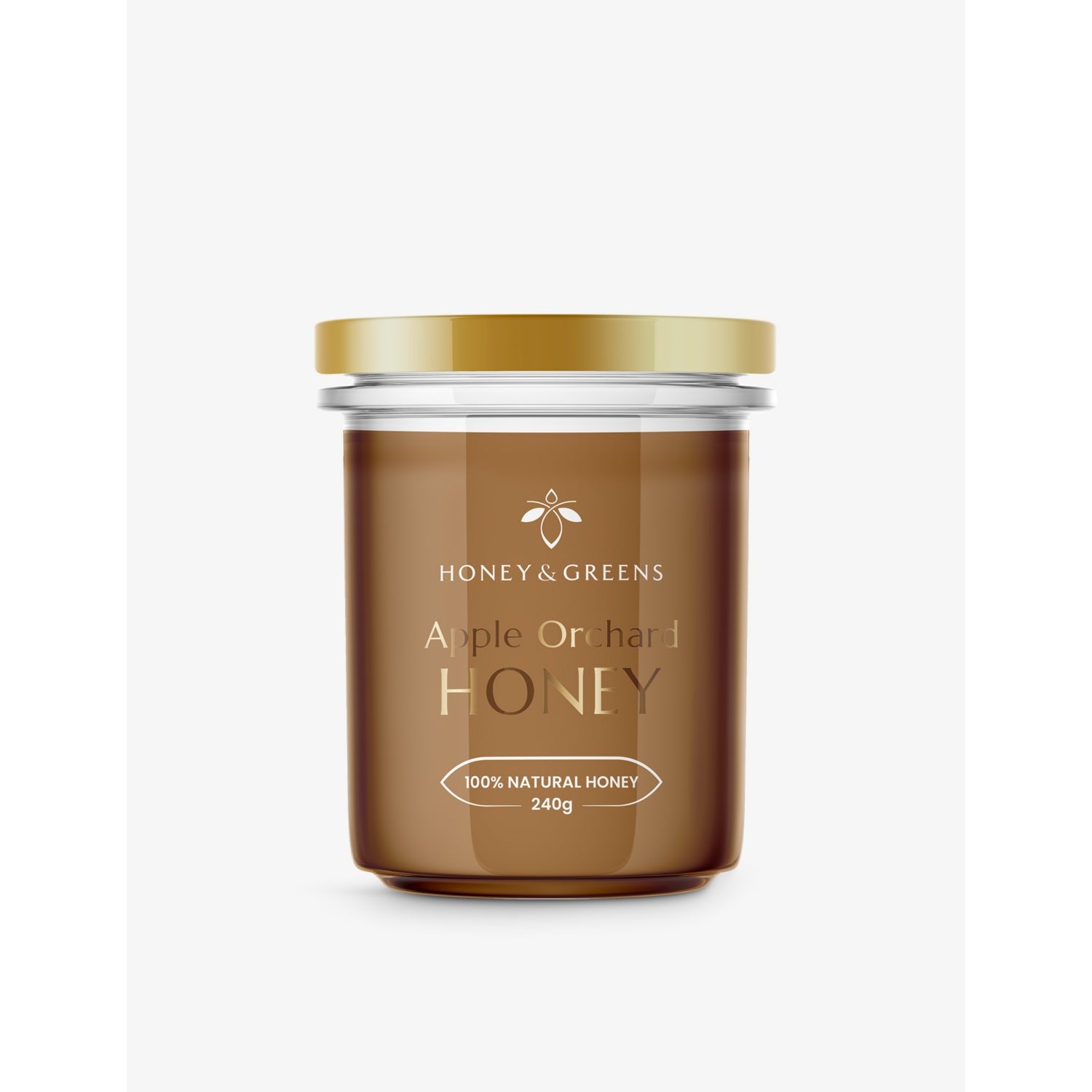 Honey & Greens apple orchard honey 240g - British product