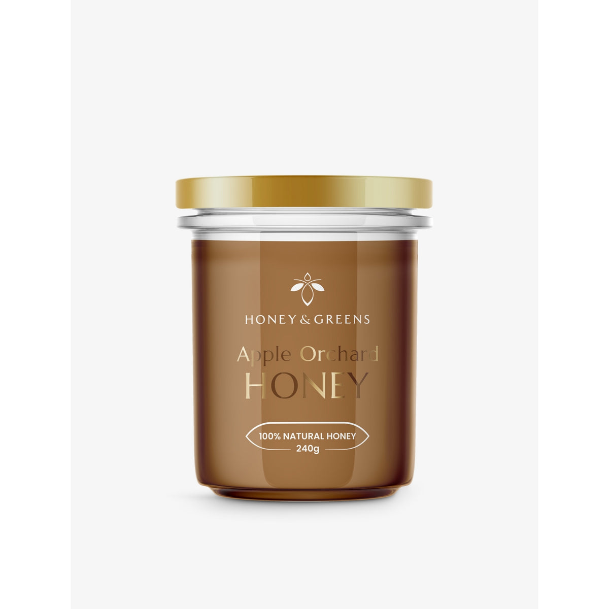 Honey & Greens apple orchard honey 240g - British product