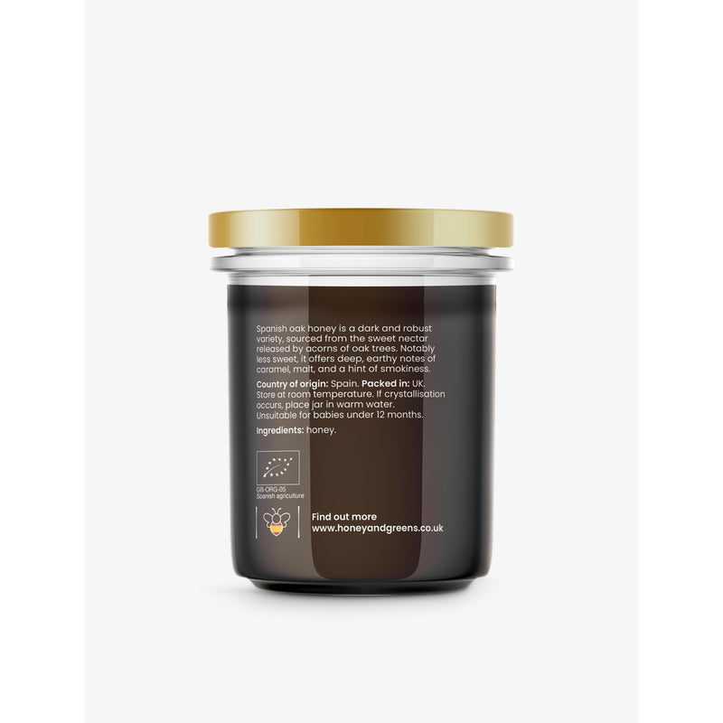 Honey & Greens Spanish oak honey 240g - British product