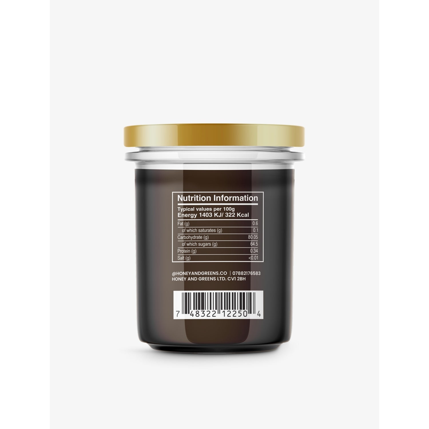 Honey & Greens Spanish oak honey 240g - British product