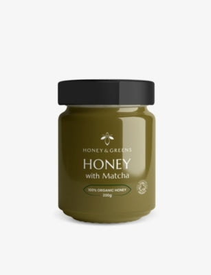 Honey & Greens organic matcha honey 240g, imported from the UK