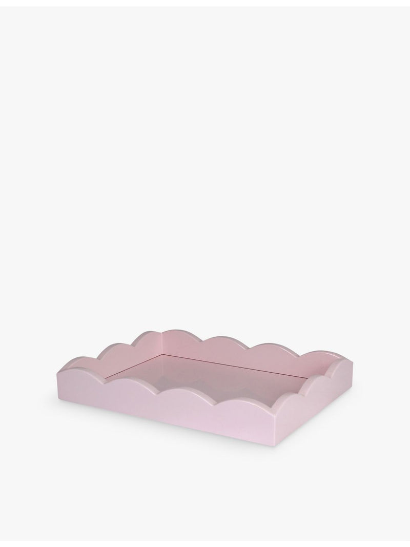 Addison Ross lacquered tray scalloped edges 20x27cm (British brand)