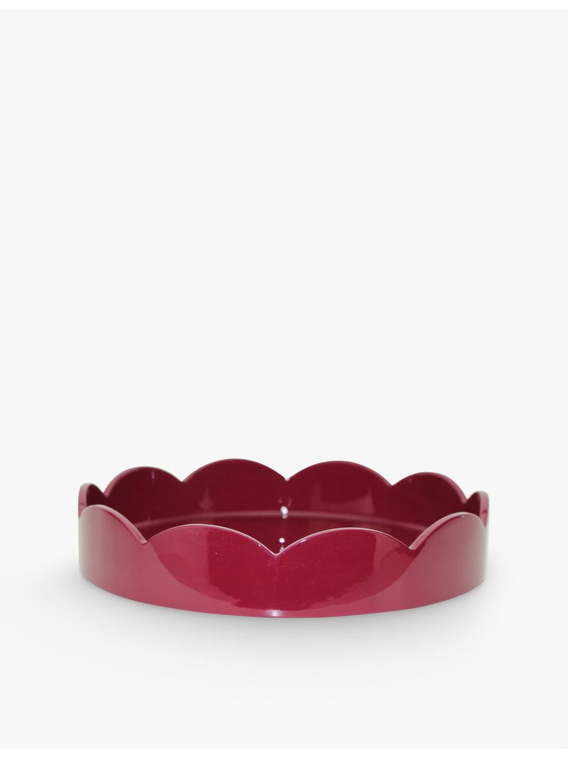 Addison Ross scalloped wood tray 21.5cm (British brand)