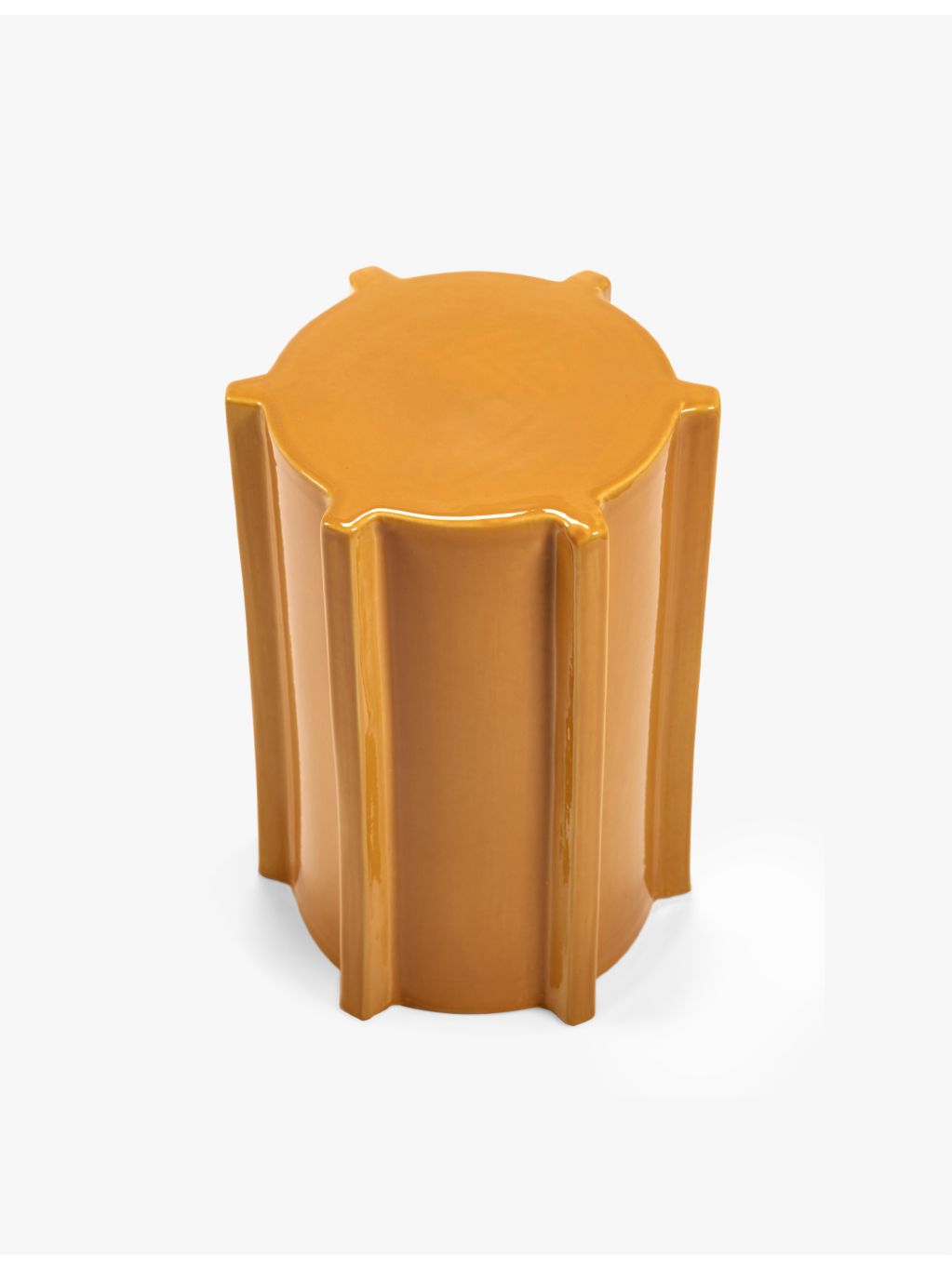 Serax Pawn geometric stoneware side table 45.4cm - British product