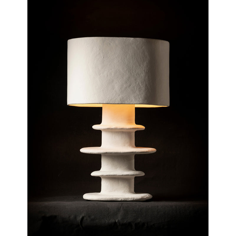 Serax paper-mache Geometrical Earth table lamp - British product