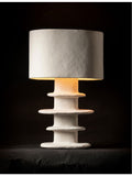 Serax paper-mache Geometrical Earth table lamp - British product