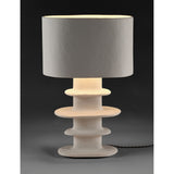Serax paper-mache Geometrical Earth table lamp - British product