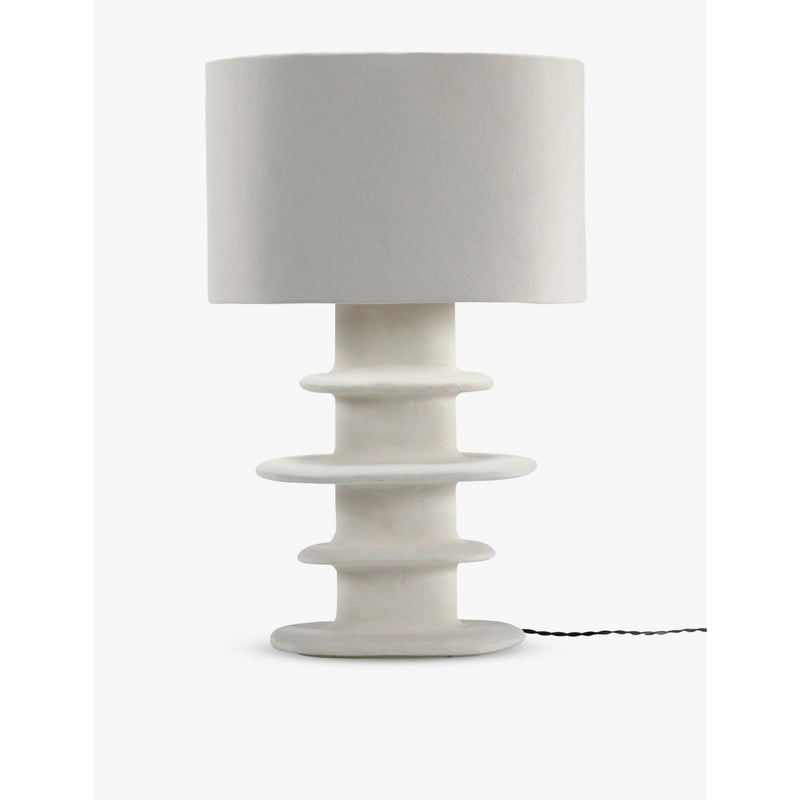 Serax paper-mache Geometrical Earth table lamp - British product