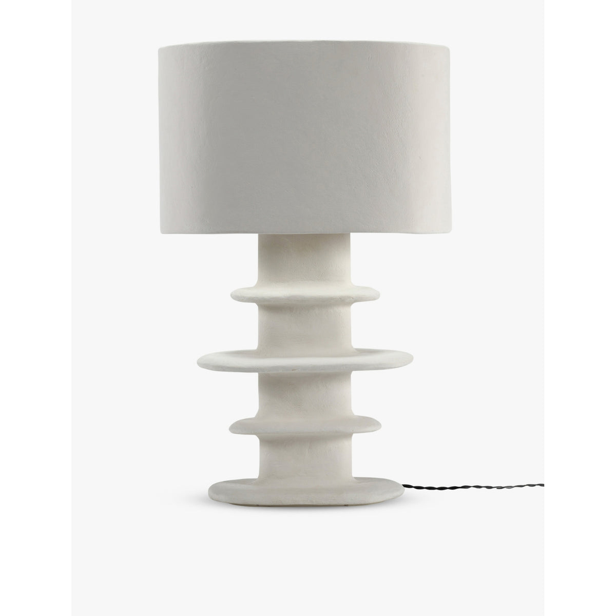 Serax paper-mache Geometrical Earth table lamp - British product