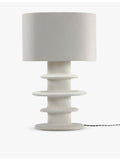 Serax paper-mache Geometrical Earth table lamp - British product