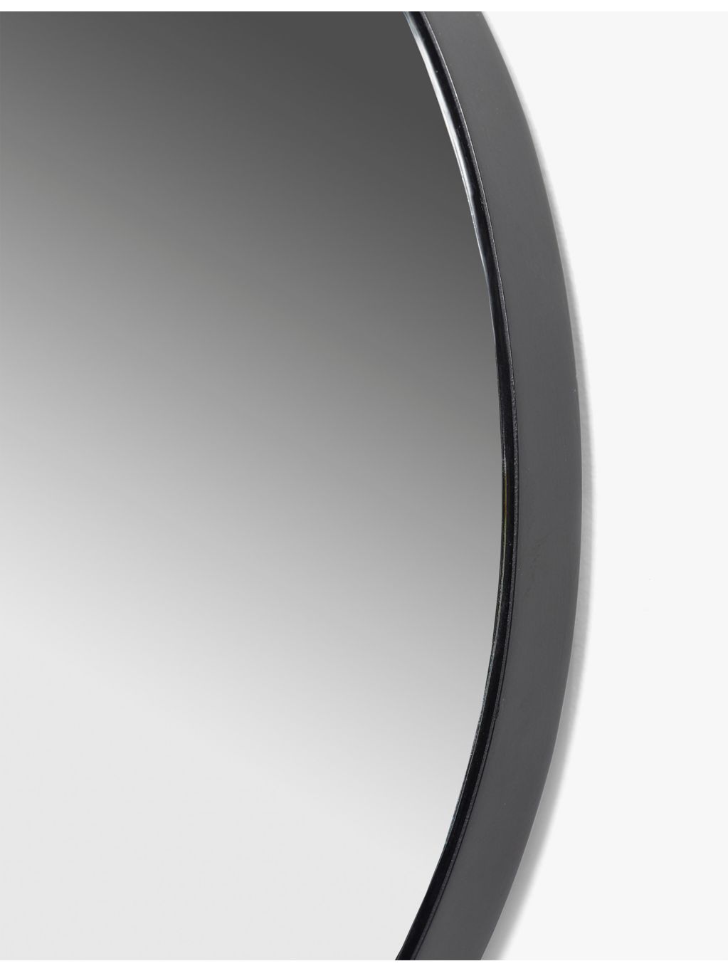 Serax steel and glass wall mirror 50x23cm, imported from the UK