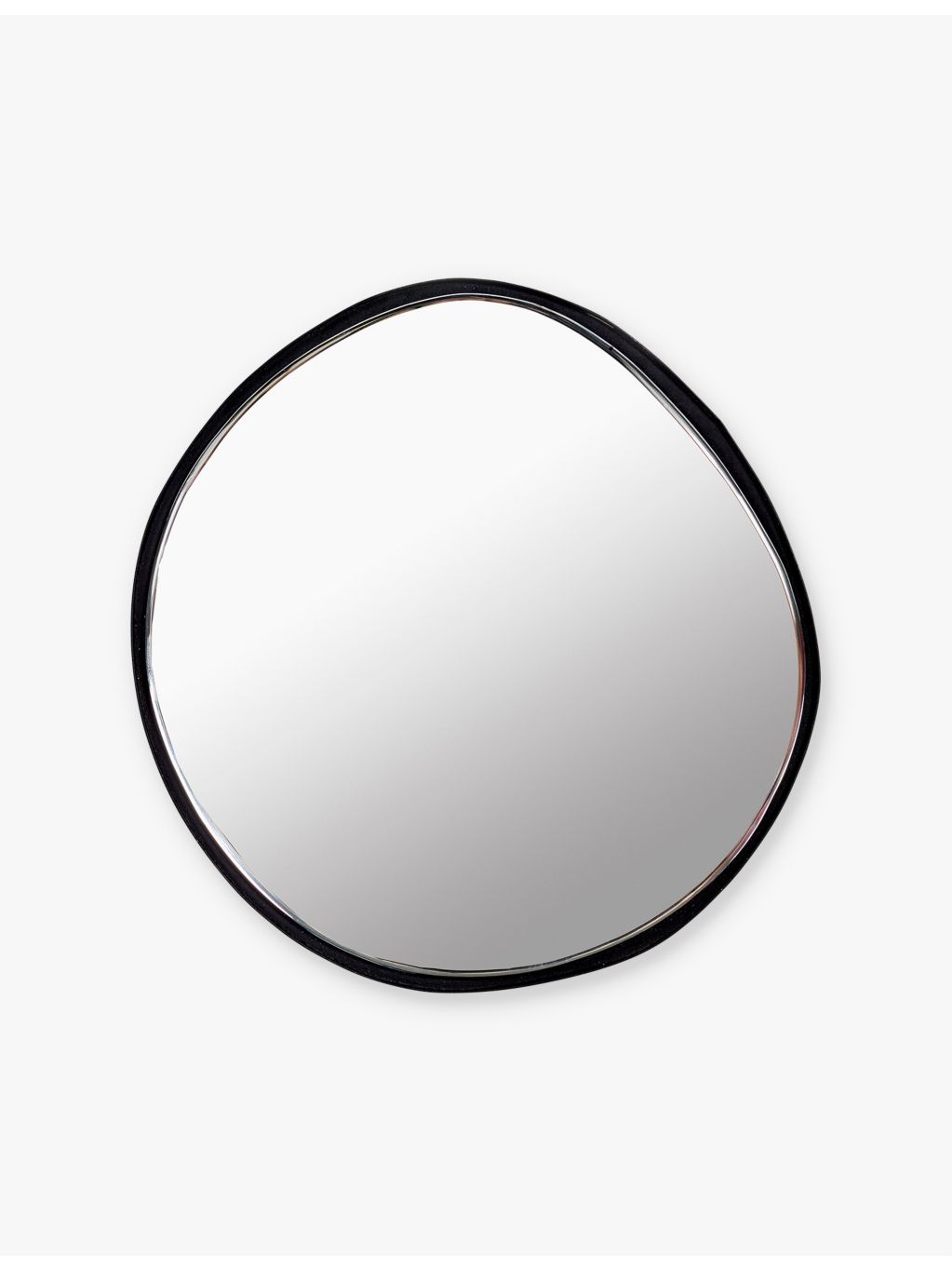 Serax steel mirror organic shape 21.5cm, imported from the UK