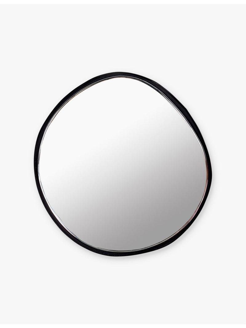 Serax steel mirror organic shape 21.5cm, imported from the UK