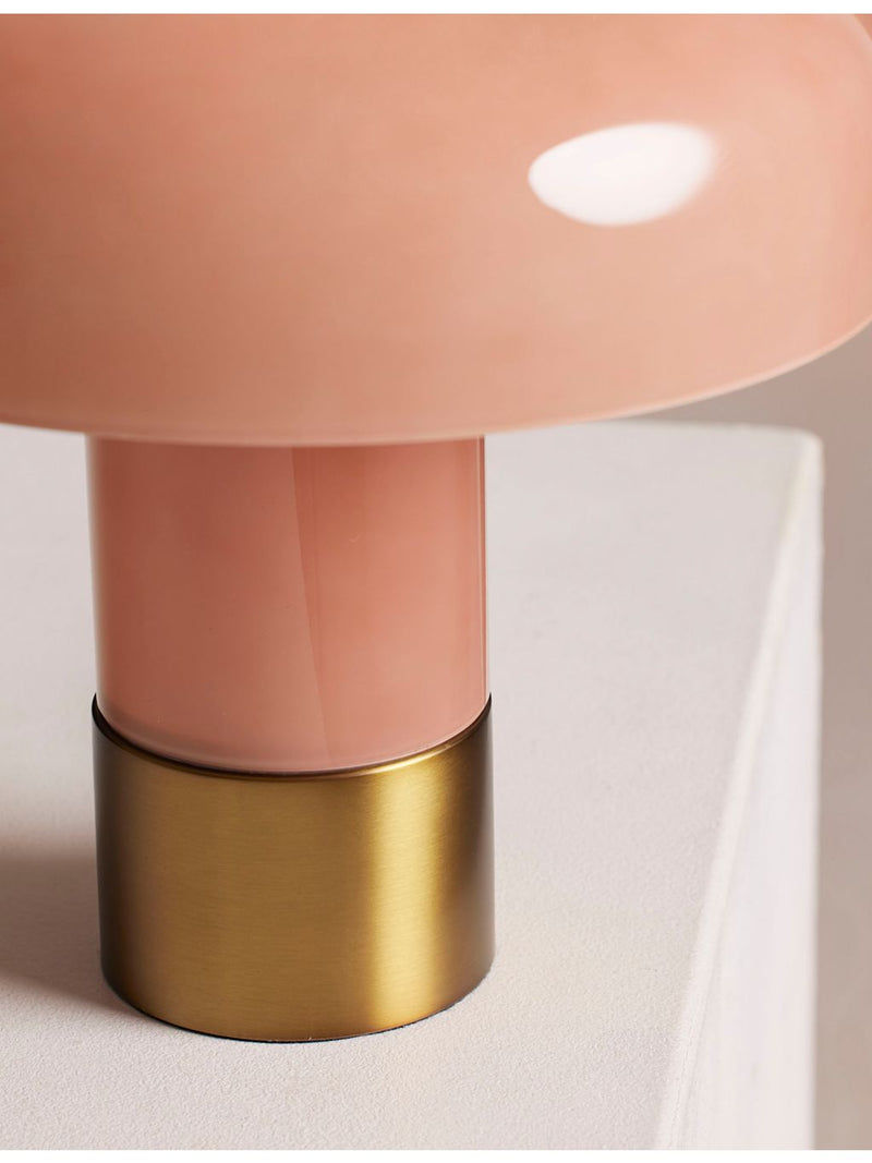 Soho Home Giovanni moulded-glass table lamp 43cm, imported from the UK
