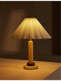 Soho Home Ferguson table lamp linen and oak 44cm - British product