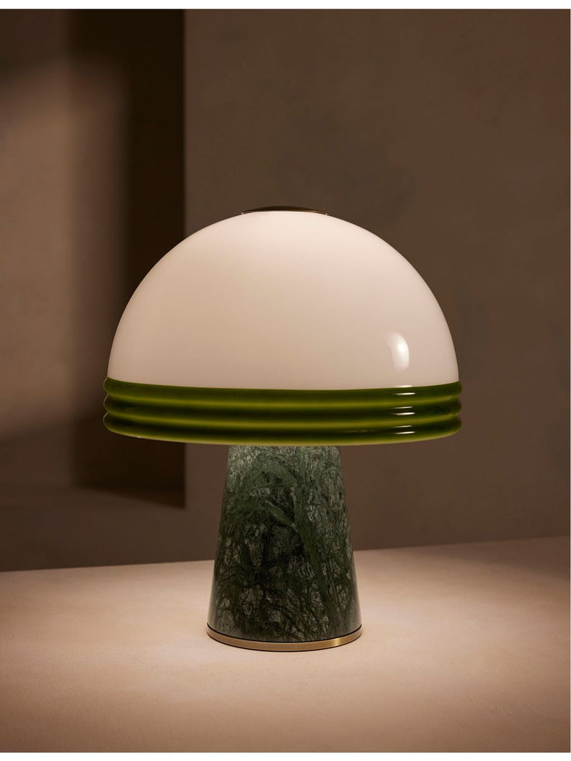Soho Home glass and marble table lamp 40cm (British brand)