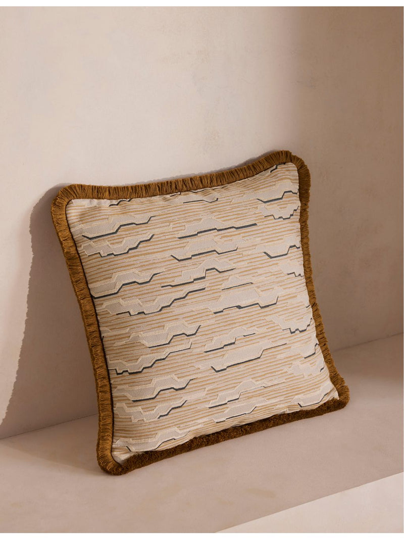 Soho Home square jacquard cushion 50cm (British brand)