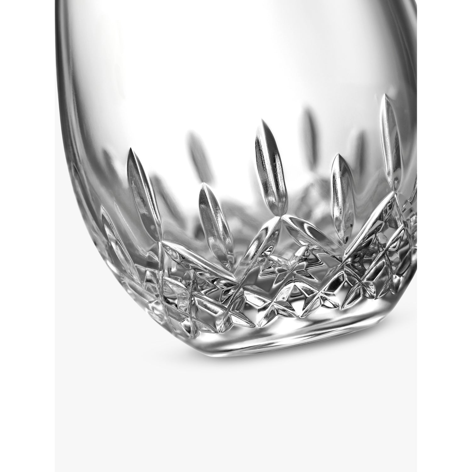 Waterford Lismore stemless red wine glasses set of two - British product