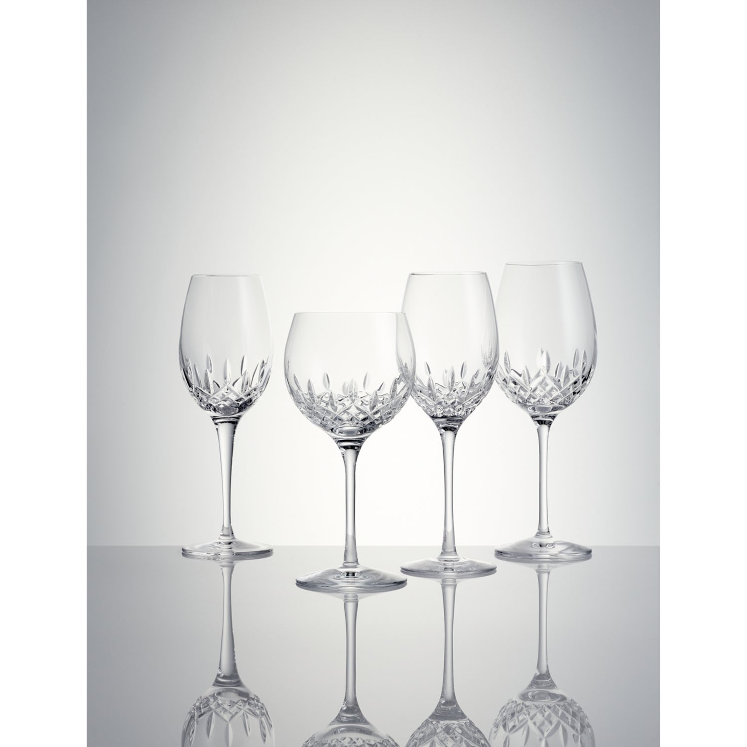 Waterford Lismore Diamond Essence crystal glasses, set of two - British product