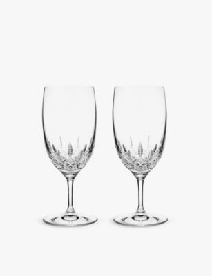 Waterford Lismore Diamond Essence crystal glasses, set of two - British product