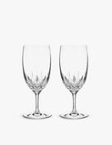 Waterford Lismore Diamond Essence crystal glasses, set of two - British product