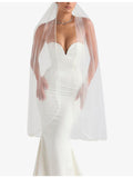 House of CB Simone tulle and satin veil, imported from the UK