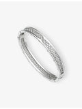 Bvlgari diamond bangle bracelet 18ct white gold 4.24ct, imported from the UK