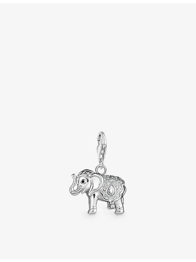 selfridges Thomas Sabo Elephant Sterling-Silver and Cubic Zirconia Pendant Charm- Buy online at McGrocer
