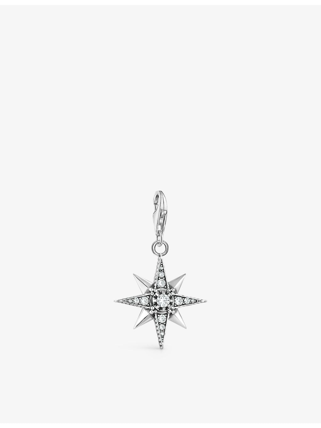 Thomas Sabo cubic zirconia star pendant charm 3.1cm (British brand)