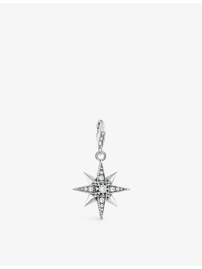 selfridges Thomas Sabo Royalty Star Sterling-Silver and Cubic Zirconia Pendant Charm- Buy online at McGrocer