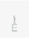 Thomas Sabo letter E sterling silver pendant charm, UK version