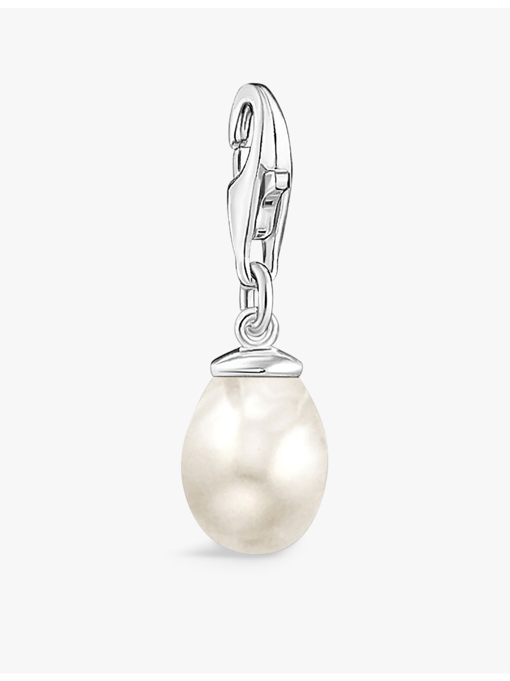 Thomas Sabo sterling silver freshwater pearl charm 22mm (British brand)