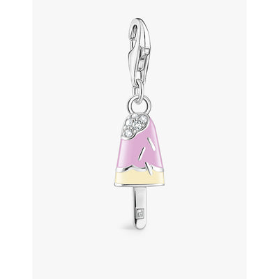 selfridges Thomas Sabo Popsicle Sterling Silver Enamel Zirconia Pendant Charm- Buy online at McGrocer