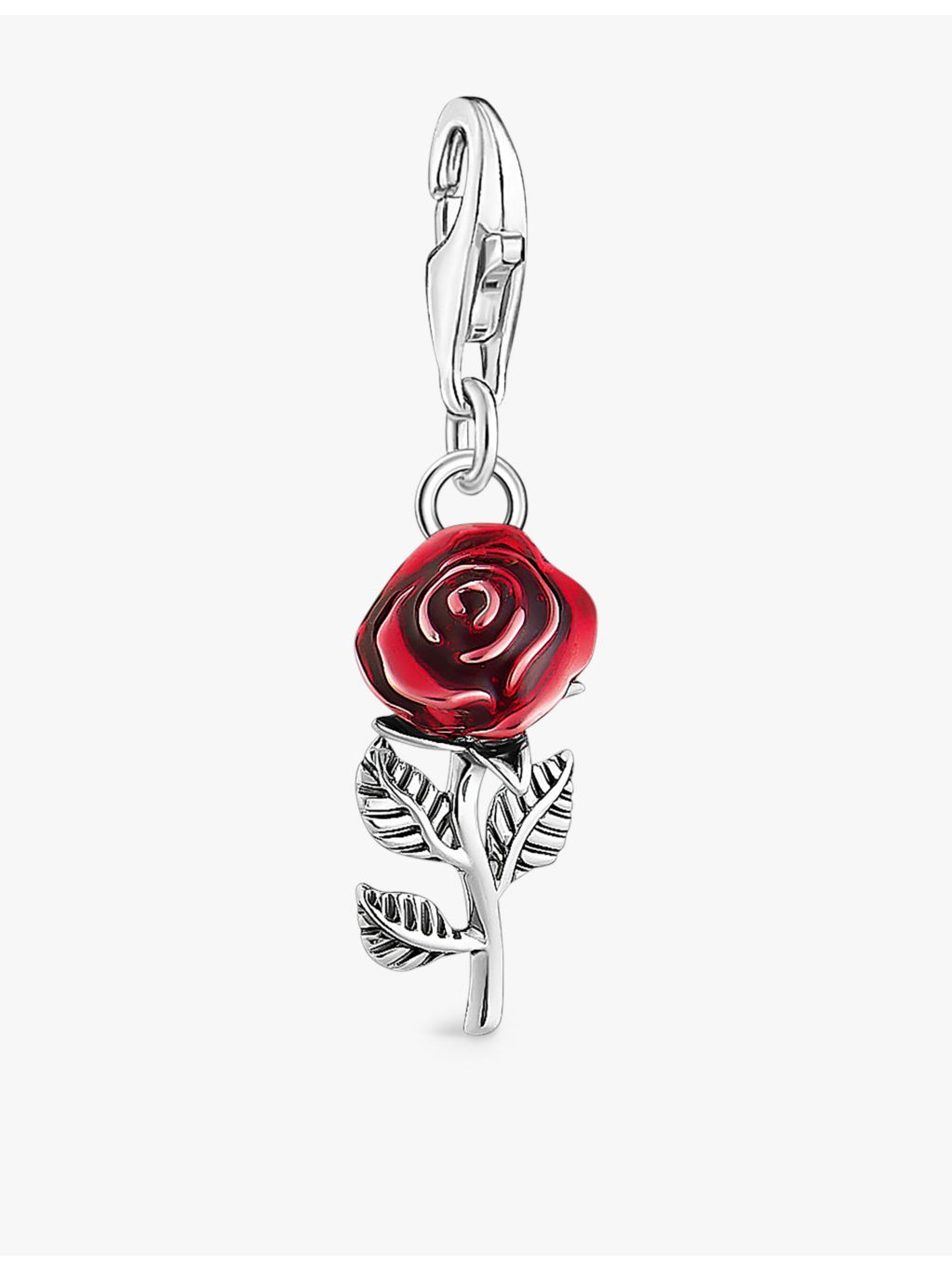 Thomas Sabo red rose pendant charm 26mm - British product