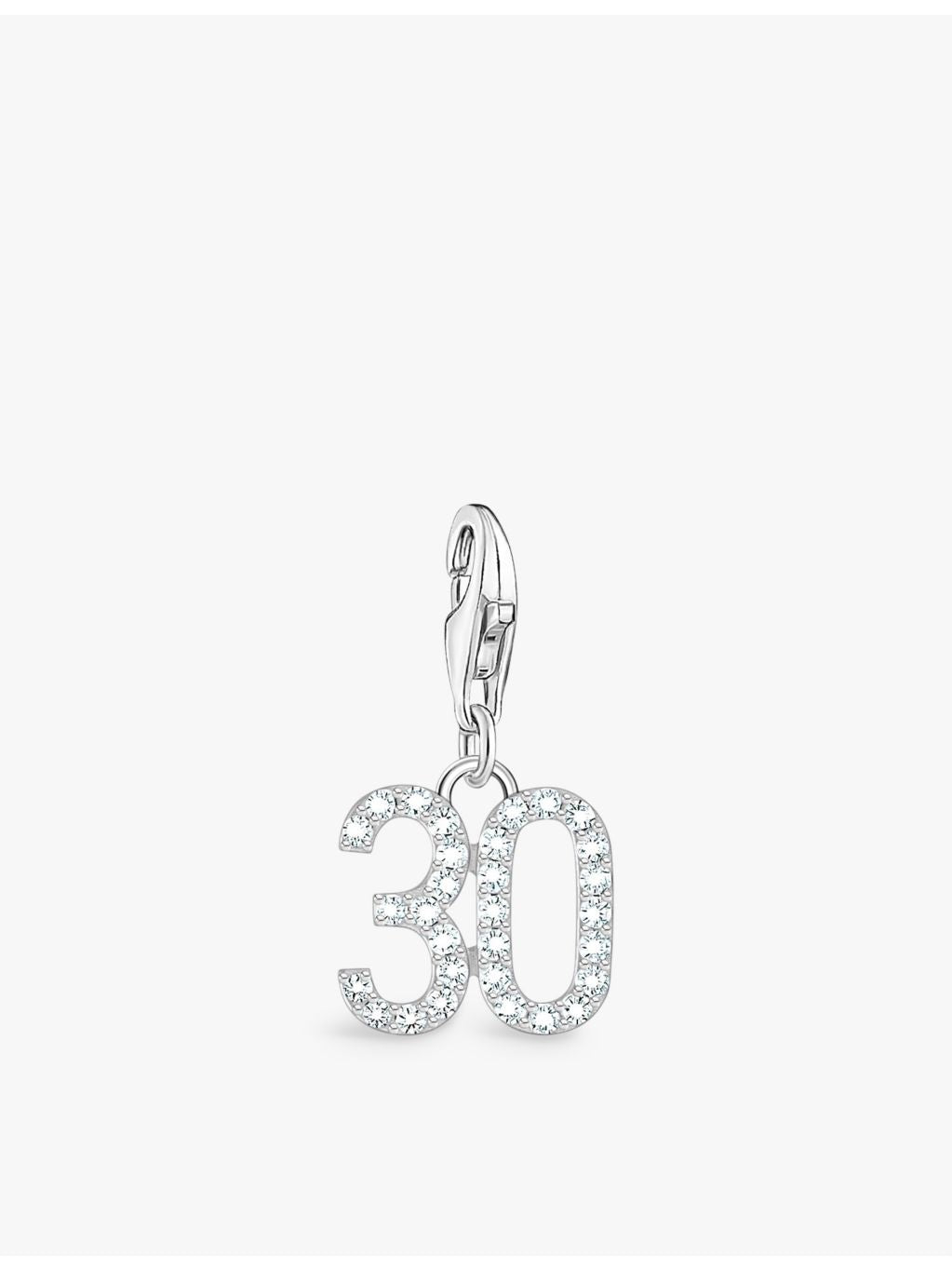 Thomas Sabo 925 sterling silver '33' charm, imported from the UK